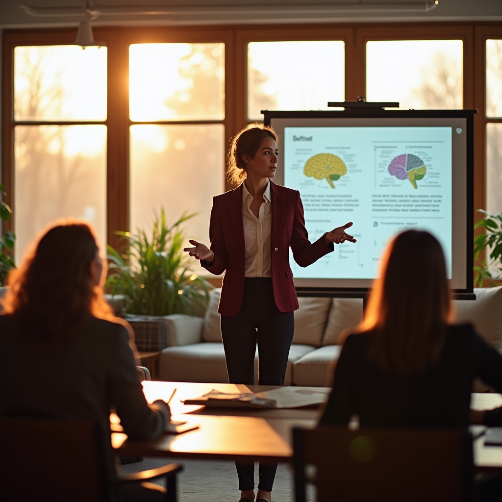 Facilitátor workshopu o psychológii rozhodovania